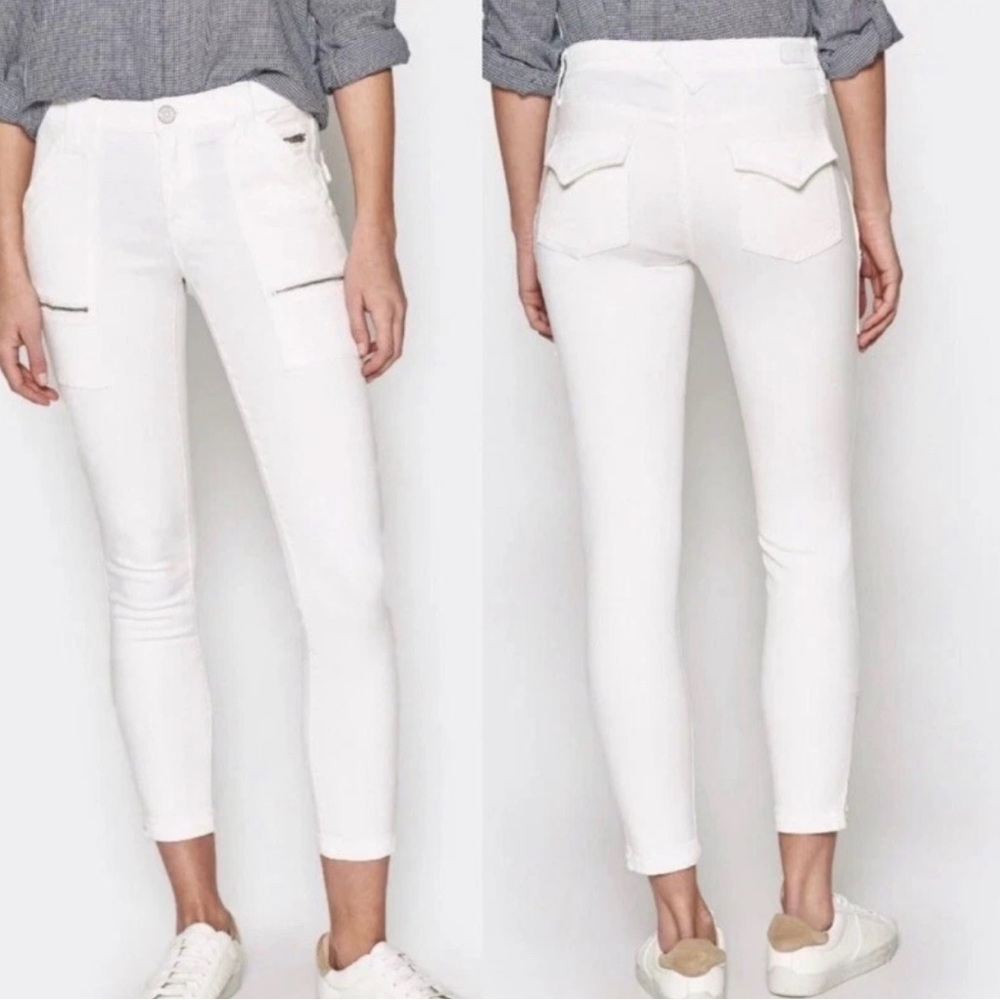 Joie White Skinny Jeans Ankle-Length Stretch